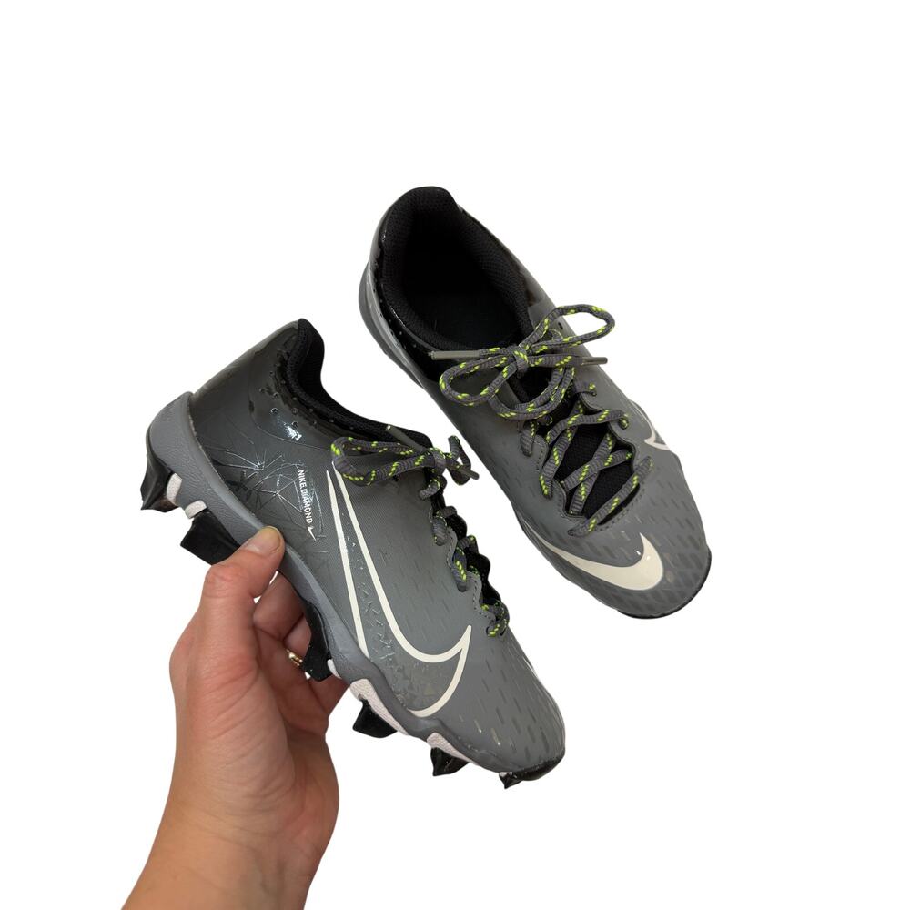 Nike Gray Softball Cleats Kids 2.5